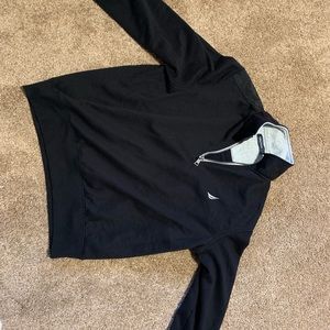 nautica three quarter zip sweatshirt